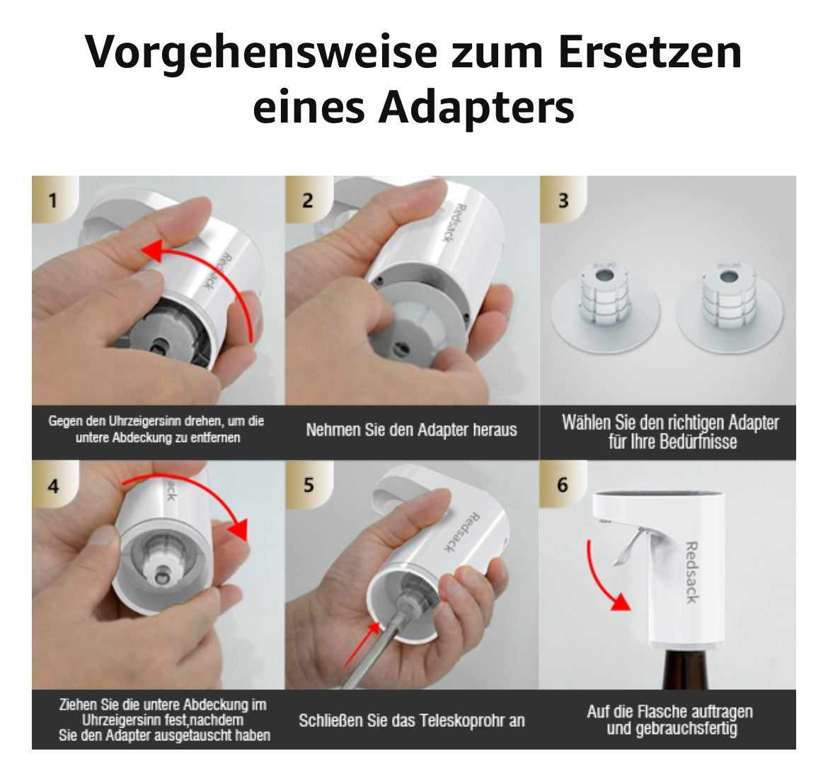Redsack digitaler Wein- & Schnapsspender mit Mengenmodus